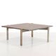 Square Coffee Table with Slate Top Designed by Rob Parry
