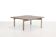 Table basse carrée avec plateau en ardoise conçue par Rob Parry