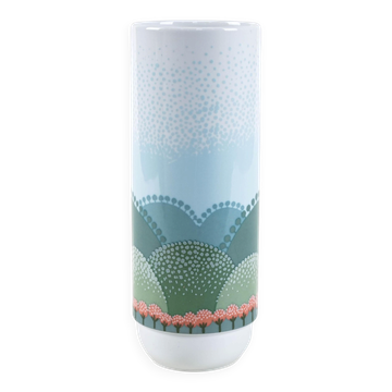 Porcelain vase, European design, 1970s, designers: A. Pozzi & I. Rabuzin, m