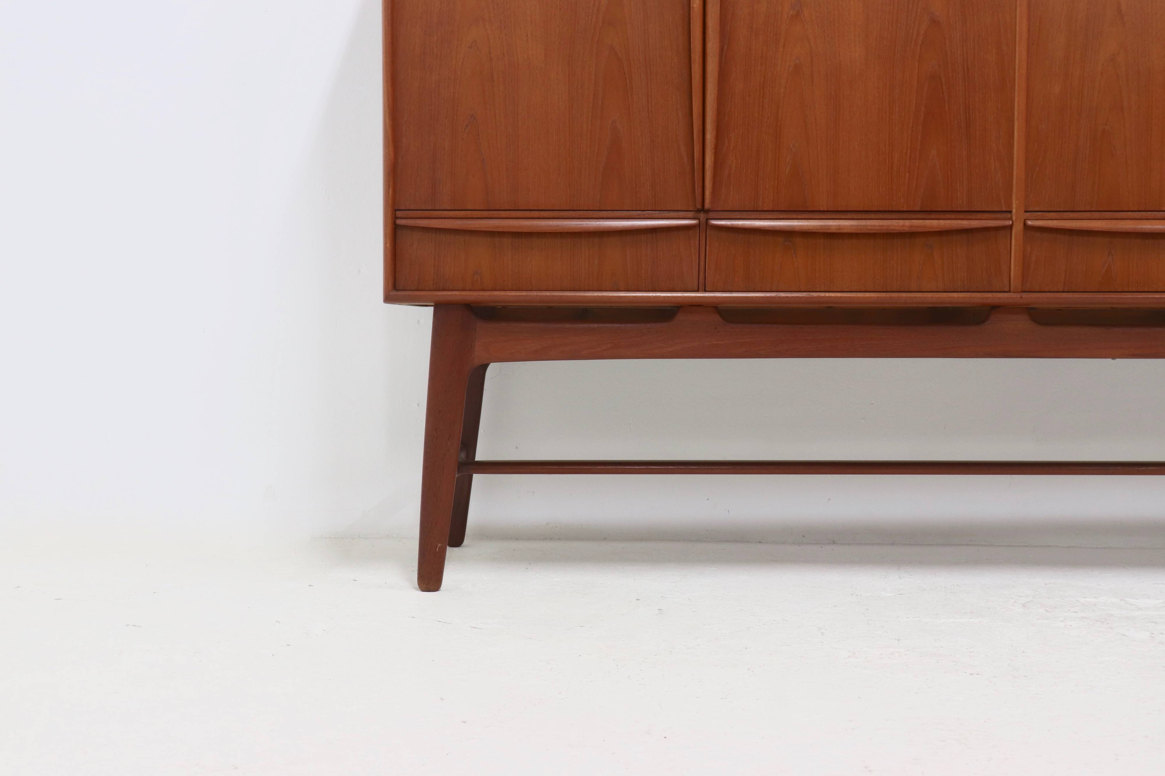Teak Highboard by Svend Aage Madsen for K. Knudsen & Søn 1950s