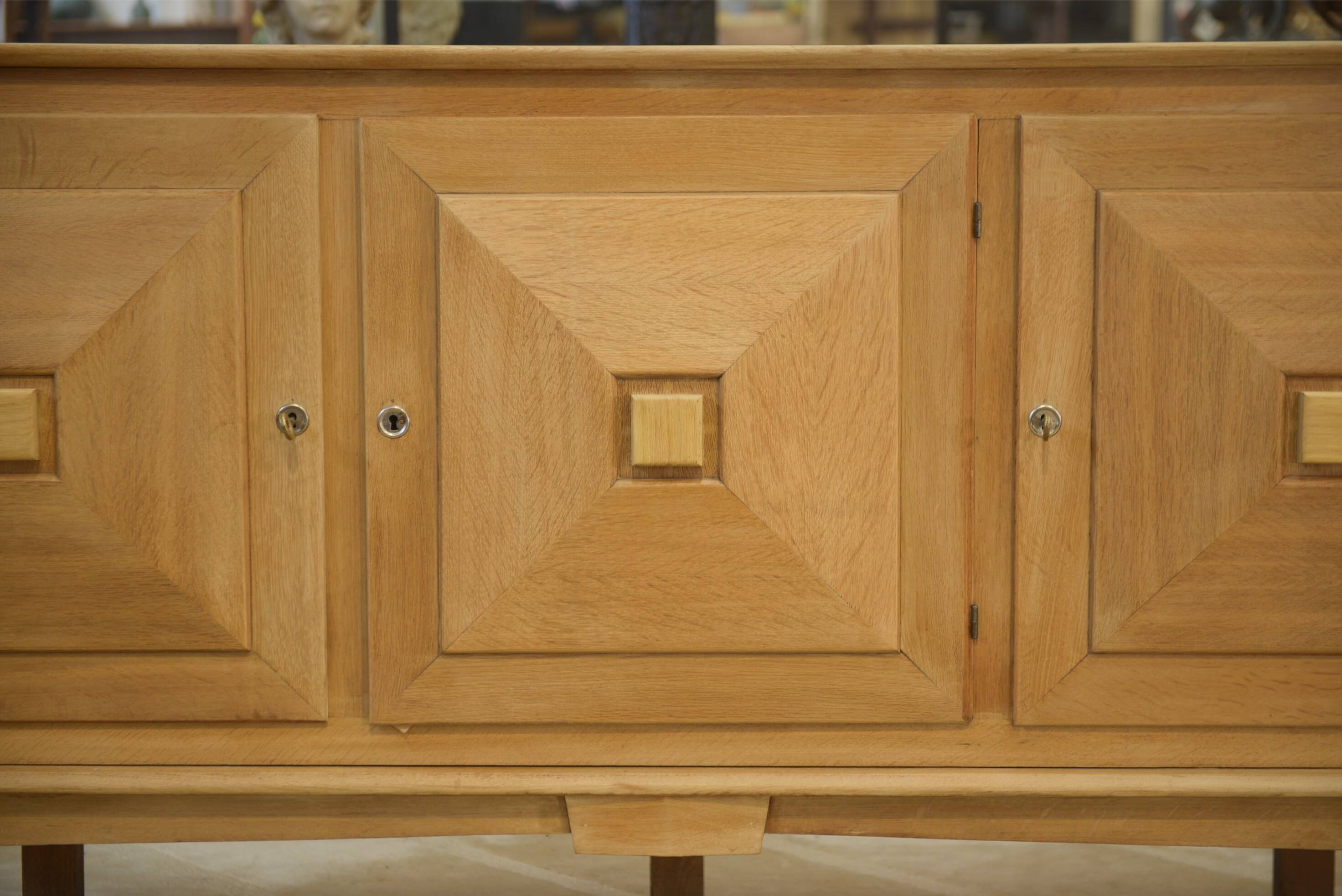 Buffet 3 portes en chêne 1950’s
