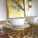 Set of 2 cups in Massé and Surget porcelain