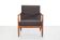 Fauteuil en chêne par Ejvind Johansson pour FDB Mobler, la chaise J65.