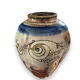 Glazed terracotta vase thierry basile
