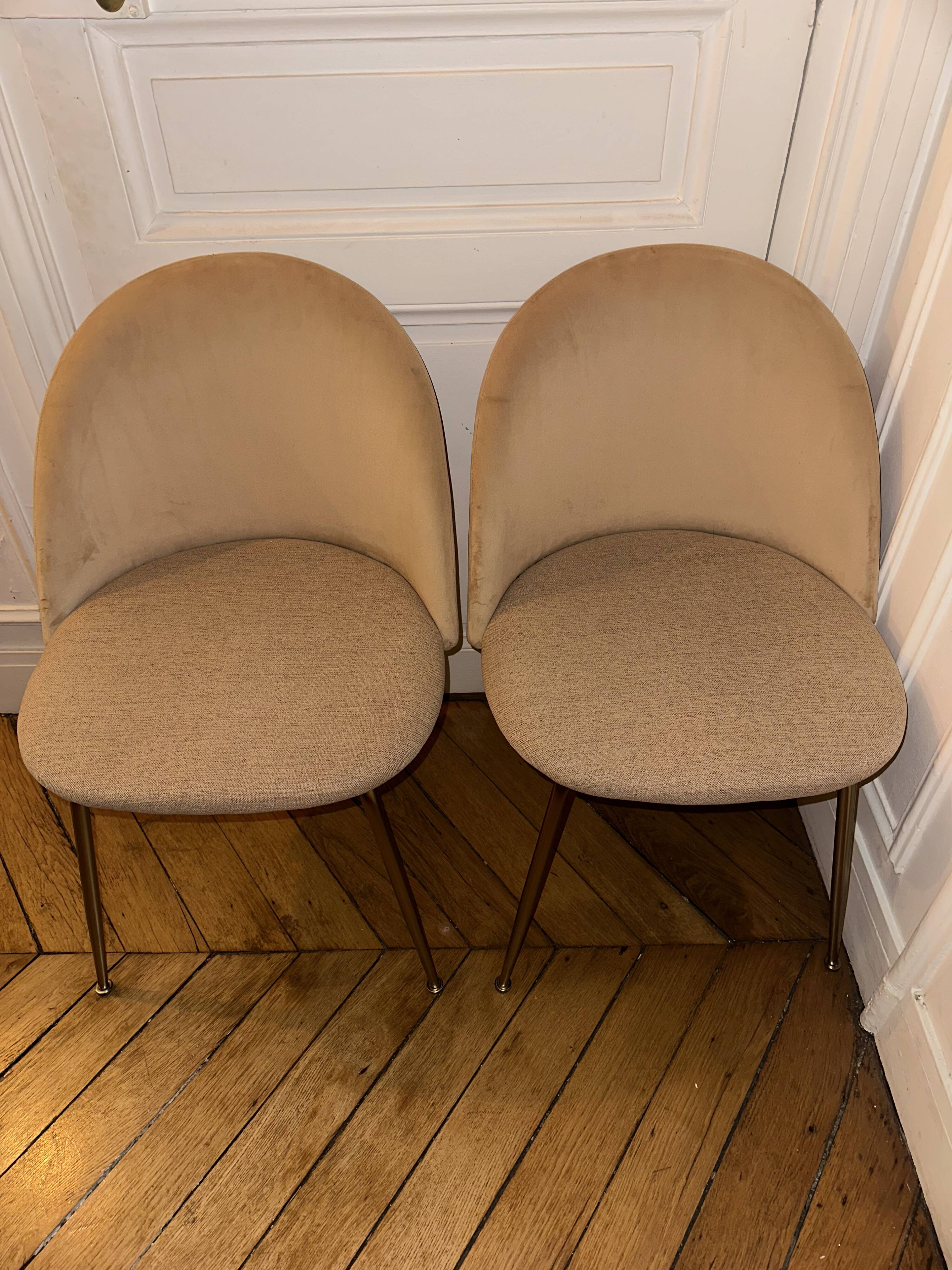 Norah chairs in ecru - pomax