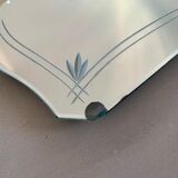 Bevelled and chiseled Venetian mirror  - 54x35cm