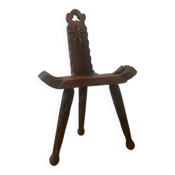 Brutalist tripod chair