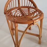 Low bamboo stools