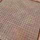 Vintage rattan bedside table