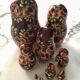 Russian Matryoshka Dolls Set of 9 Traditional