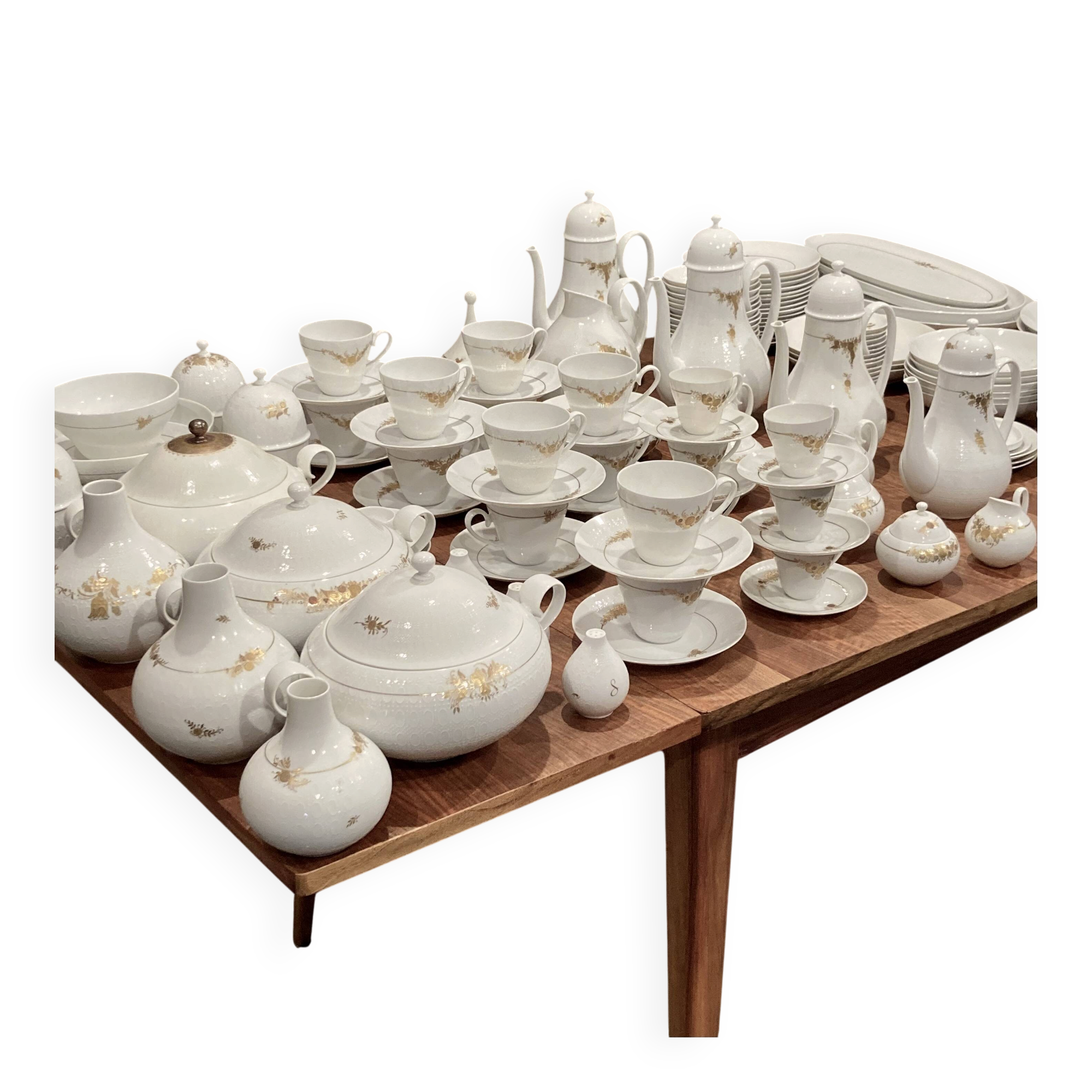 SERVICE PORCELAIN 145 PIECES DESIGN "BJORN WINNBLAD" 1950.