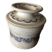 Saint uze blue water butter dish