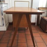 Vintage compass foot desk