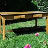 Large farm table year 50, 6 drawers