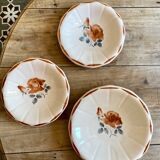 Set of 3 vintage hollow dishes from Digoin