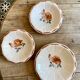 Set of 3 vintage hollow dishes from Digoin
