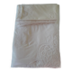 Set cover duvet and white lace pillowcases