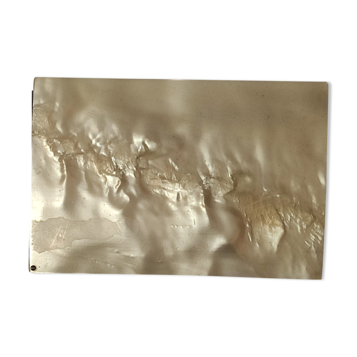 Cigarette case, 1930, tortoise scale & mother-of-pearl