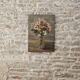 Old Oil on Canvas Painting - Still Life Spring Flower Bouquet