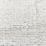 100% Wool Blue & White Moroccan Rug 136x211Cm