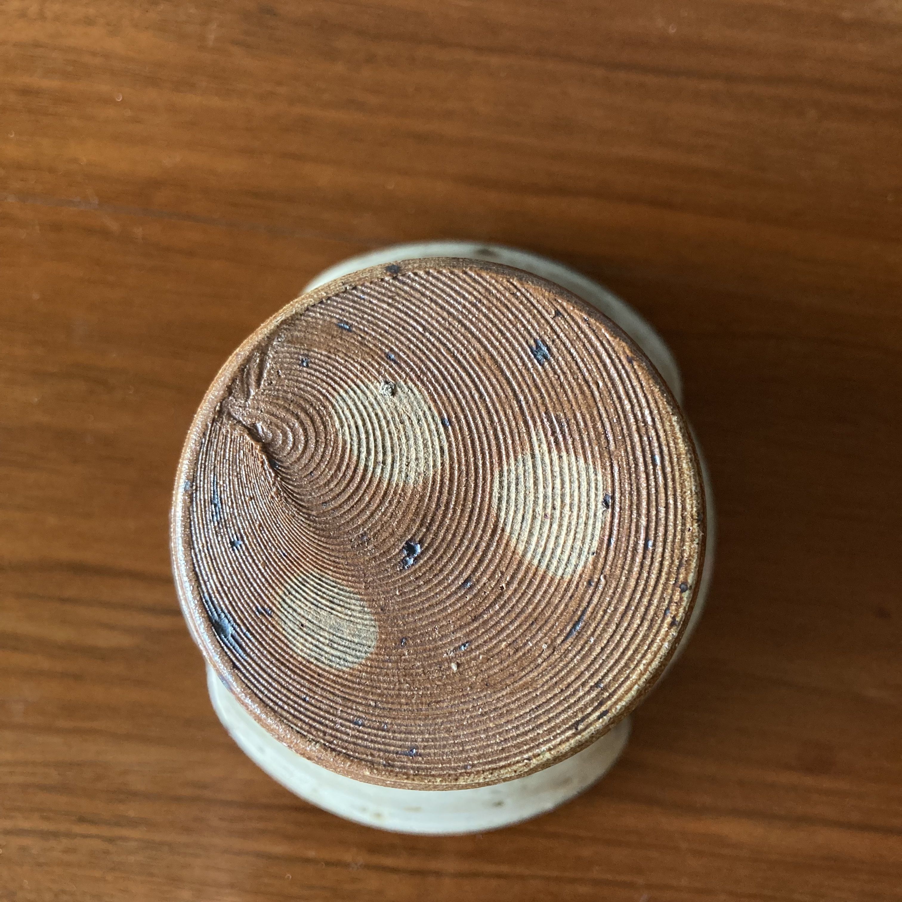 Japanese stone cup from la borne of the pedley-kepp workshop, 1970-1980