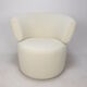 Ensemble de 2 chaises club et 1 pouf par rolf benz