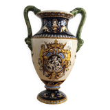 Gien earthenware vase
