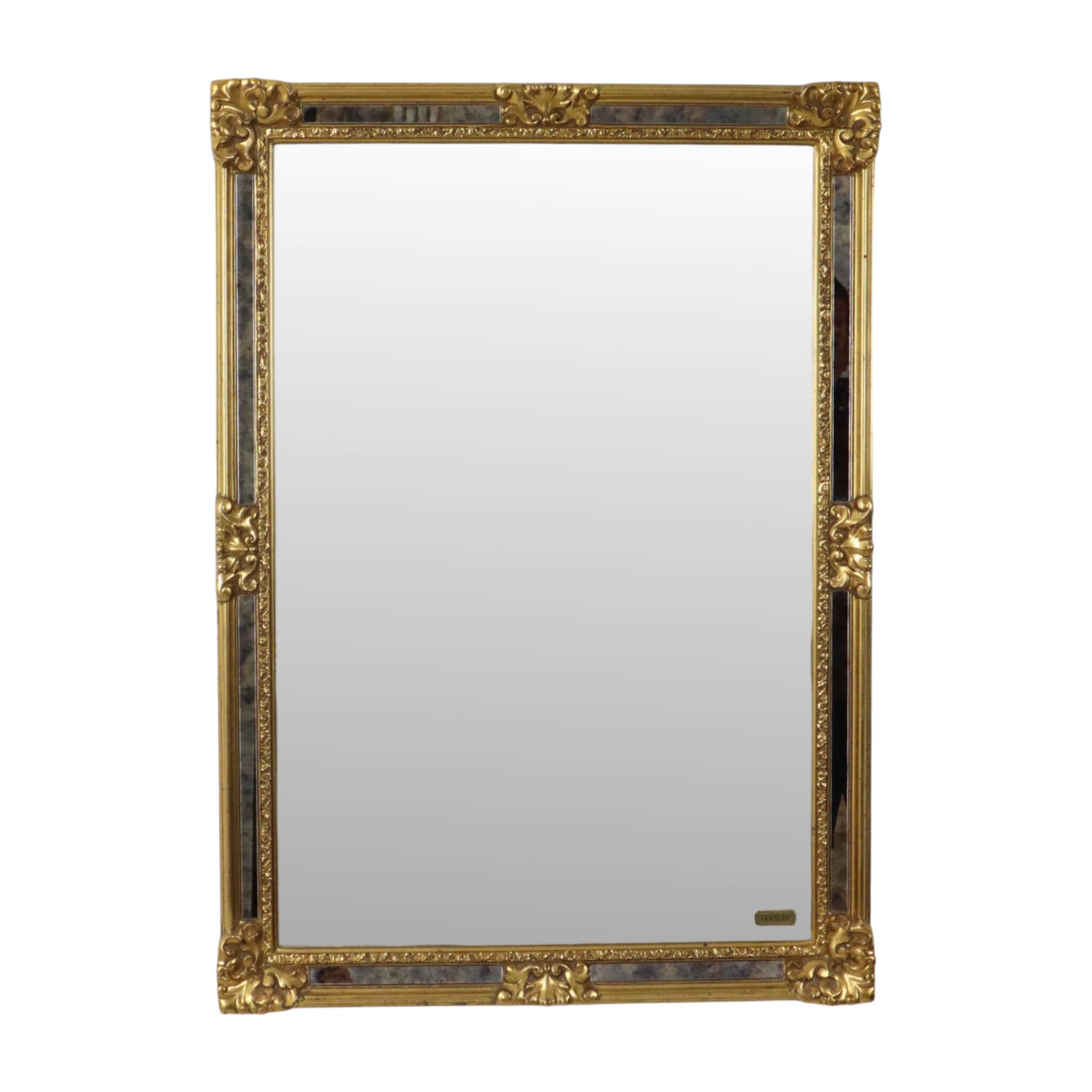 Miroir Deknudt à bords biseautés classiques, style baroque, 95 cm
