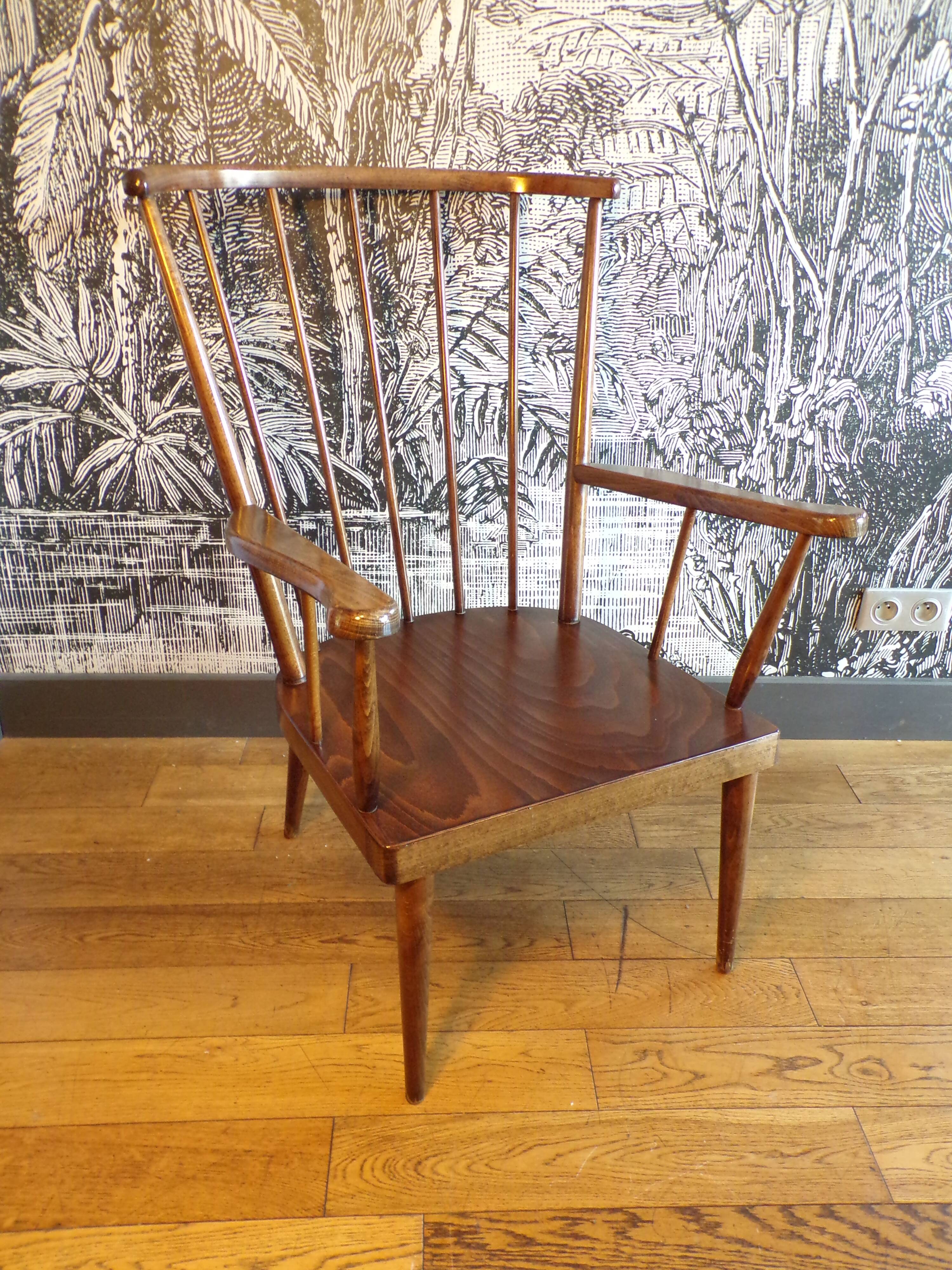 Baumann fan armchair