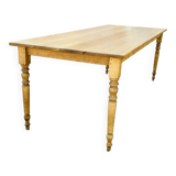 Solid oak farmhouse table