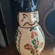 Anthropomorphic pitcher in slipware Hungarian folk art 1960