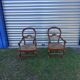 Paire de fauteuils anciens en bois massif – style Louis-Philippe / cam