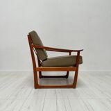 1/2 '60s vintage Danish teak armchair FD 130 by Peter Hvidt & Orla Mølgaard-Nielsen for France & Daverkosen