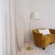 Sculptural modern brass floor lamps from the mid-century Luxus, Sweden, 1970s.
