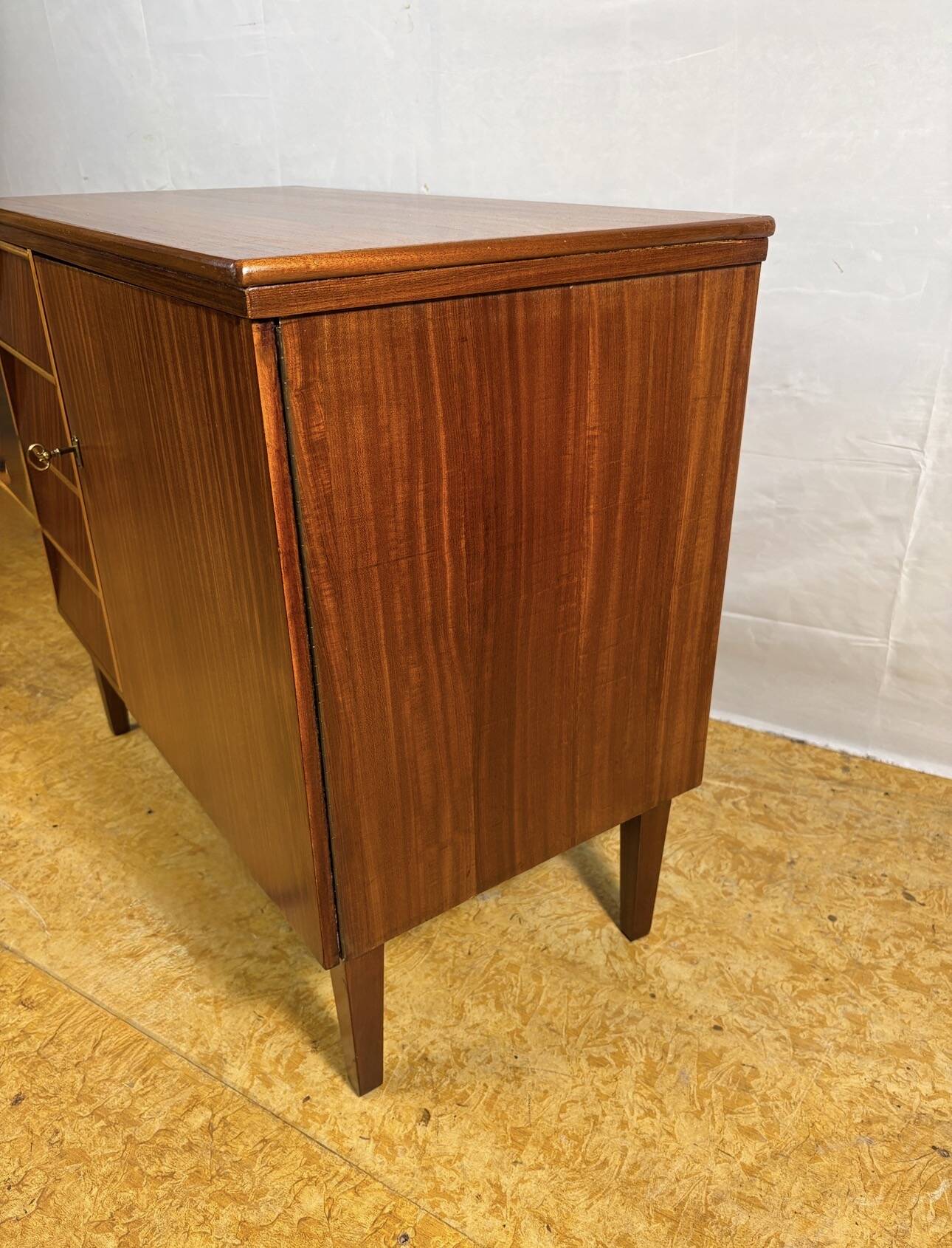 Mid Century Retro Teak Small Sideboard Circa 1960 Danish Design Scandinavia