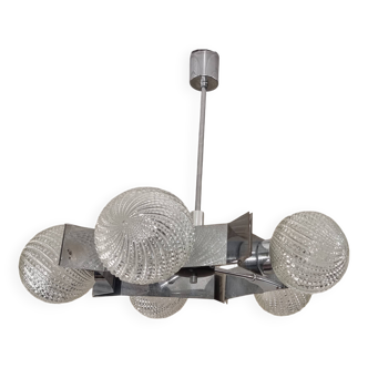 60s Chrome Chandelier