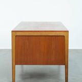 Vintage German design desk by Hartmut Lohmeyer for Wilkhahn with 6 drawers