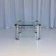 Vintage Bronze And Glass Coffee Table By Peter Ghyczy, Germany 1970’s