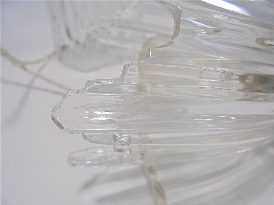 Pair of glass pendant lights