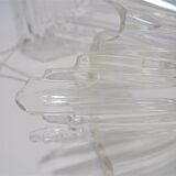 Pair of glass pendant lights