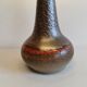 Swedish ceramic table lamp in metal glaze, from Tilgmans, estimated 1960s.