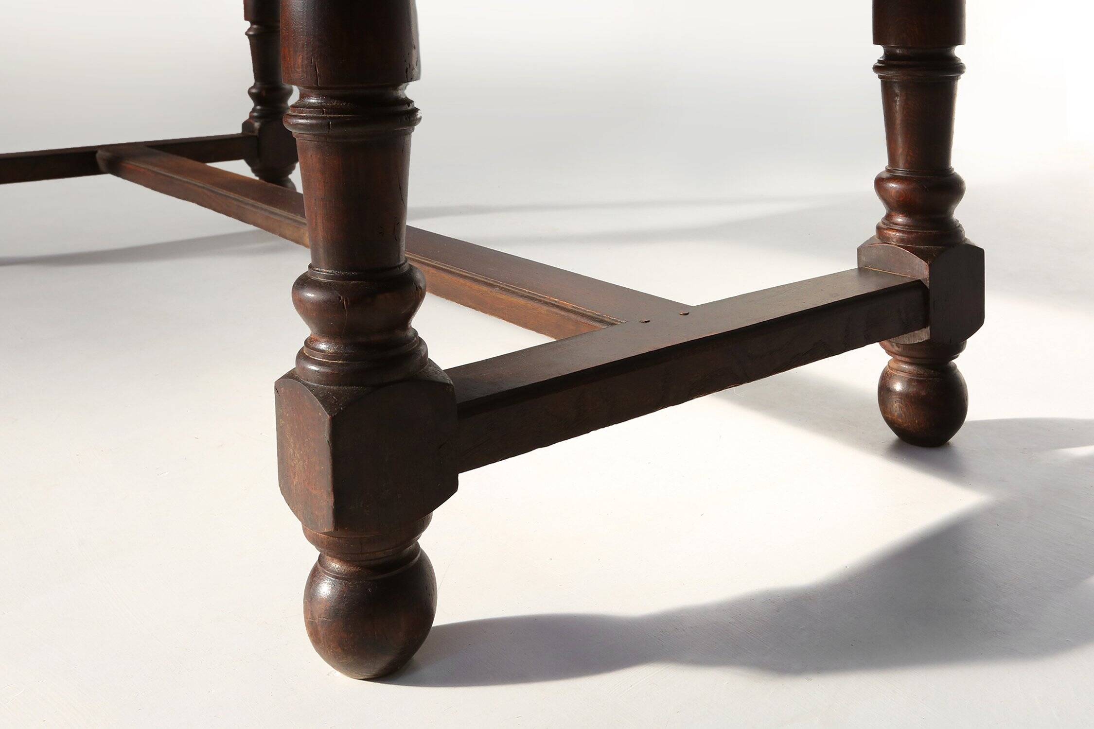 20th Century French Rustic oak Dining Table