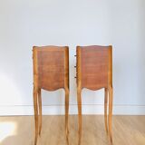 Pair of bedside or side tables Louis XV