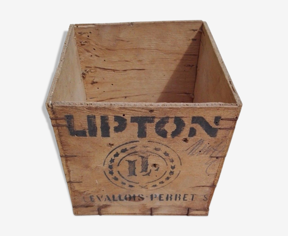 Boite de thé Lipton en bois | Selency