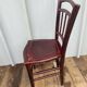 Antique Thonet style bistro chair turned wood vintage brown