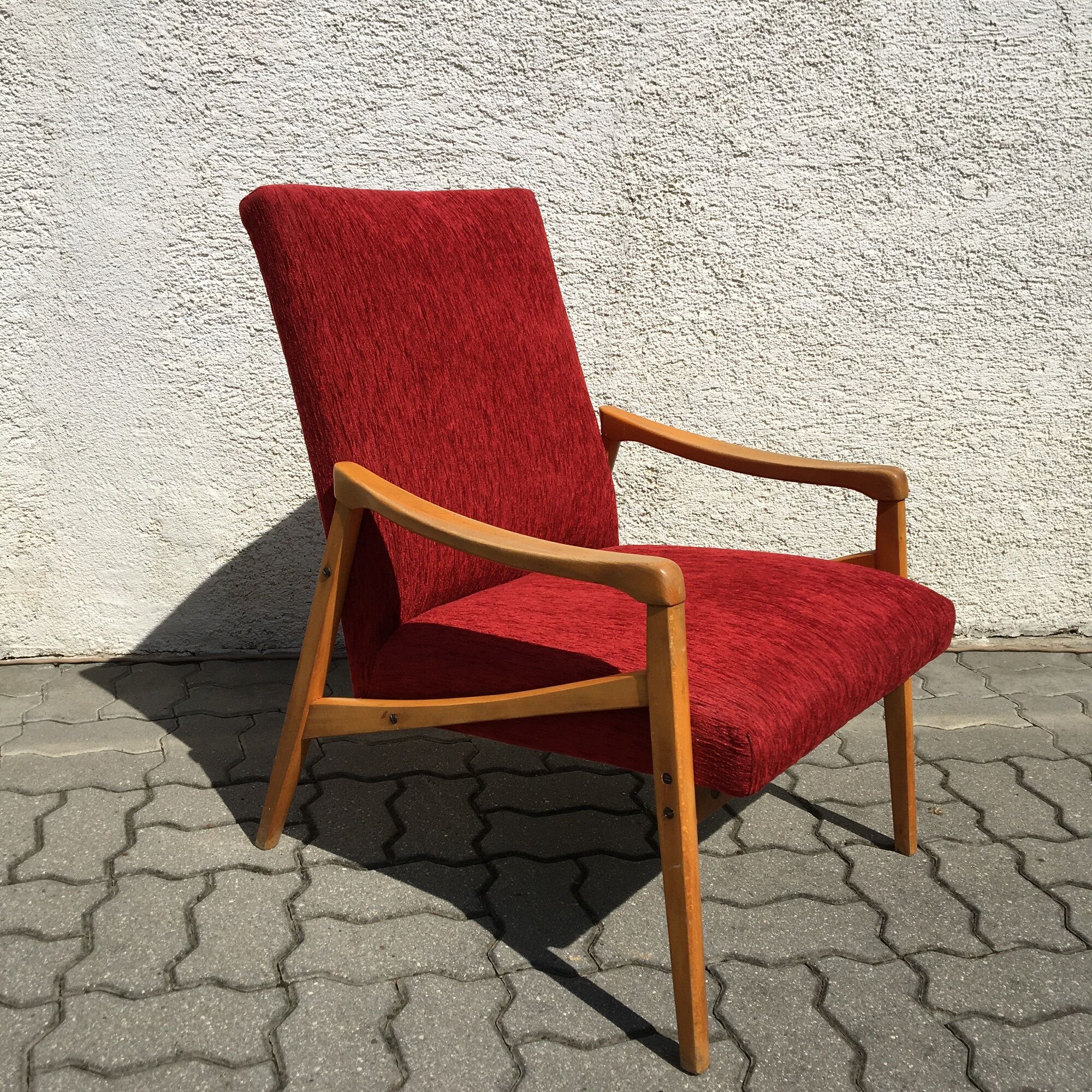 Fauteuil Jiri Jiroutek pour Interier Praha vintage 60s