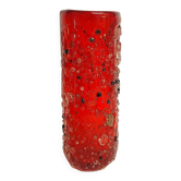 Vase en verre de Murano. Italie,1960s