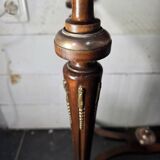 Napoleon III hairdresser in walnut and brass marquetry from the 19th century.