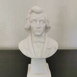 Bust of Chopin in alabaster PAT