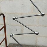 Jielde workshop floor lamp with five arms, graphite patina